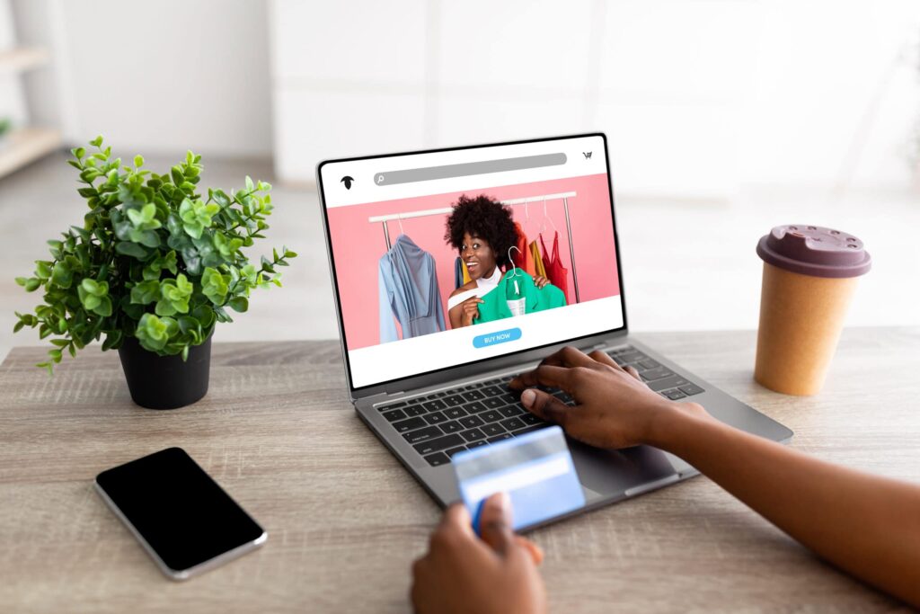 How to Optimize E-commerce Checkout for Conversions 47 online shopping with a laptop and credit card 2026 01 08 23 14 57 utc scaled 1