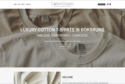 Cotton Classic website