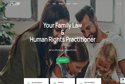 GJ Van Zyl Attorneys website