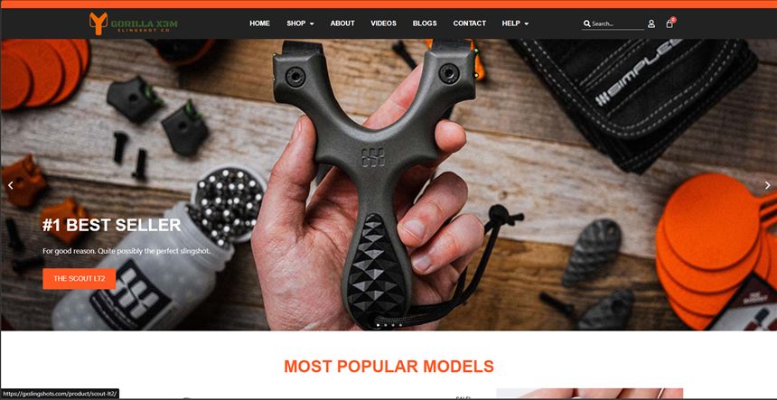 GX Slingshots website