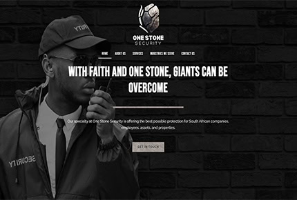 One Stone Security website