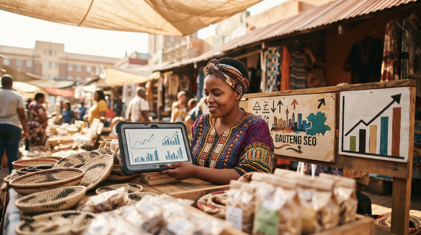 Integrated SEO, content and social marketing plan for a Gauteng business