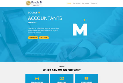 Double M Accountants website