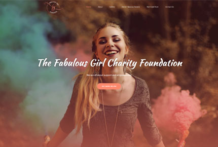 The Fabulous Girl Foundation website
