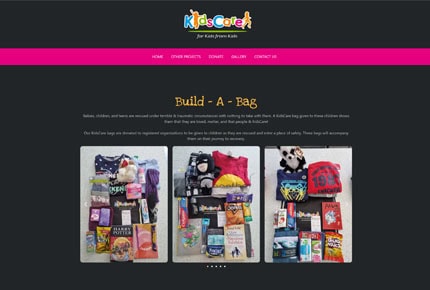 Kids Care website