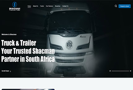 Shacman Truck & Trailer website