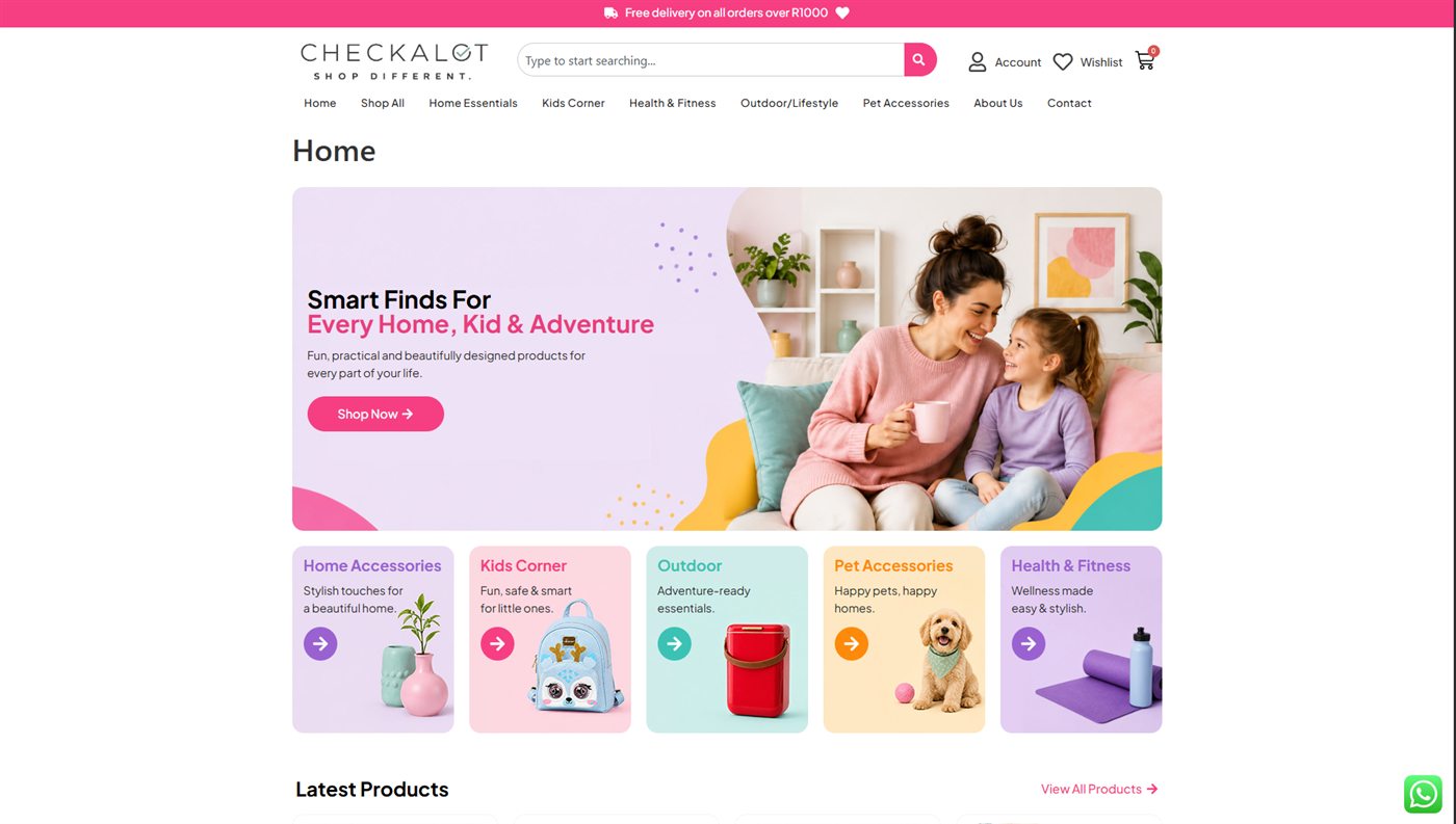 Checkalot online store