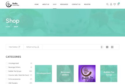 Boba Licious website