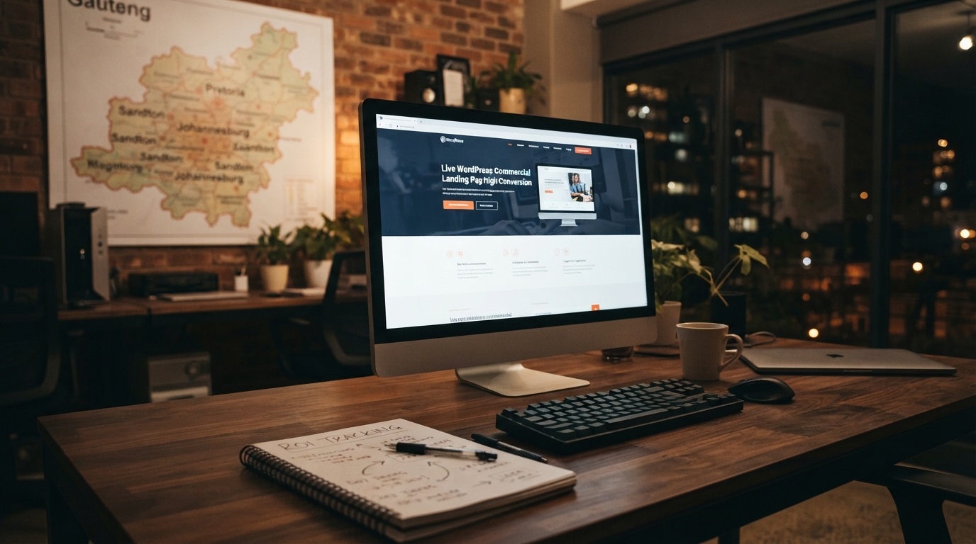 WordPress Website Design in Johannesburg: How to Choose an Agency That Builds for Conversion 3 Four-stage WordPress website design process from discovery to launch